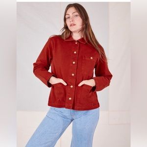 Big Bud Press Denim Work Jacket, Paprika, 1XL